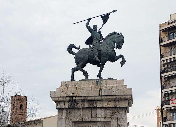 la statue du cid à Valencia