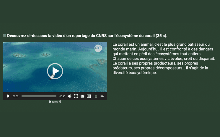 exemple de la plateforme climat du cned