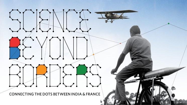 Affiche de l'exposition Sciences sans frontières de Bonjour India 2022