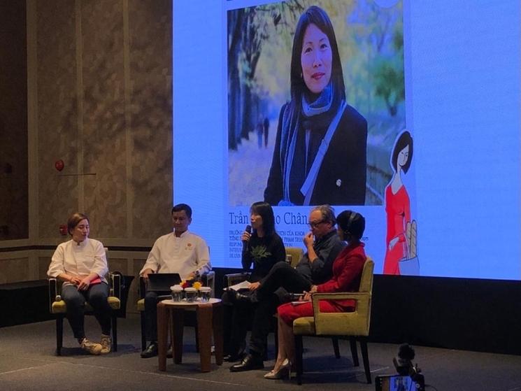 Conférence sur la cuisine française et vietnamienne