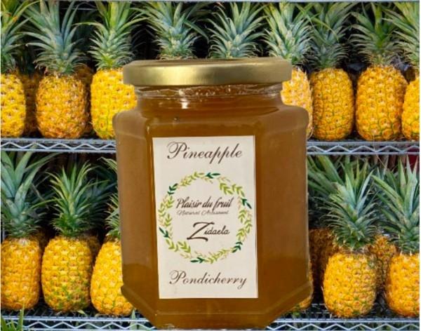 Pot de confiture zidaela à l'ananas