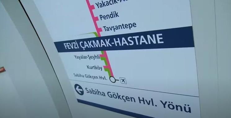 aéroport Sabiha Gökçen métro