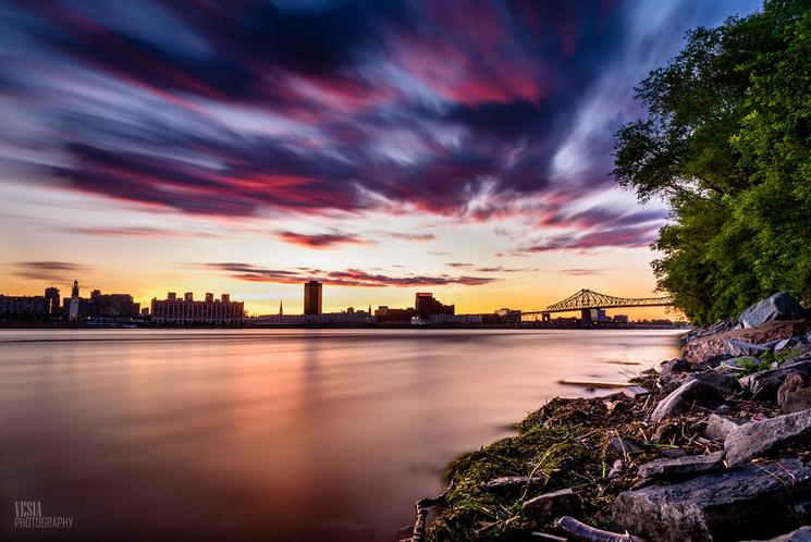 Coucher de soleil Jacques Cartier 