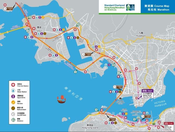 course map marathon hk 2023