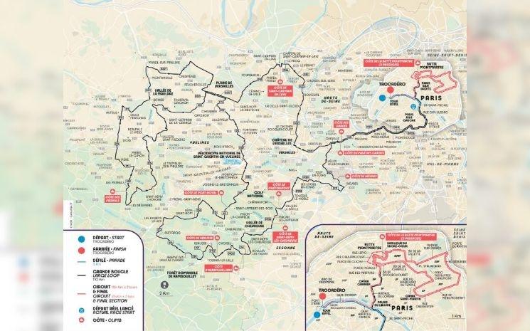 cyclisme sur route parcours jo 2024