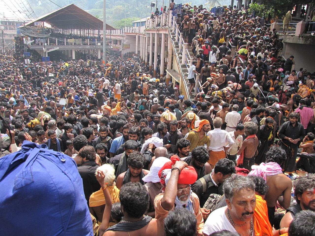 foule inde india densité 