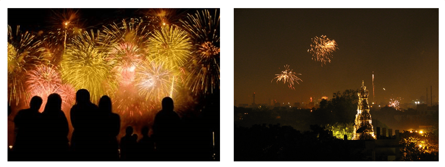 deepavali chennai inde rues petards lumières