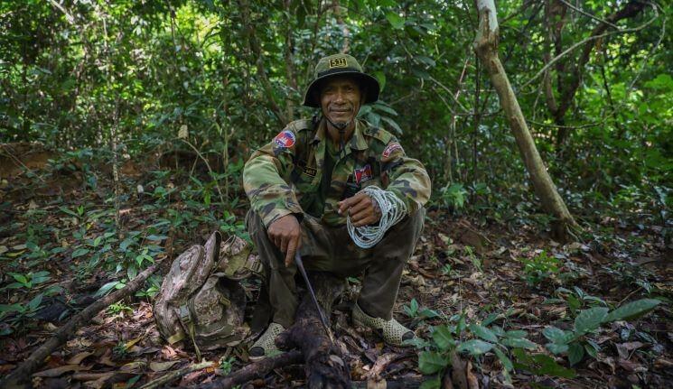 ranger forêt du Cambodge