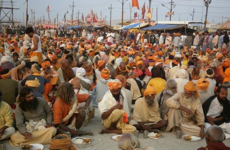 Pelerinage en Inde : foule