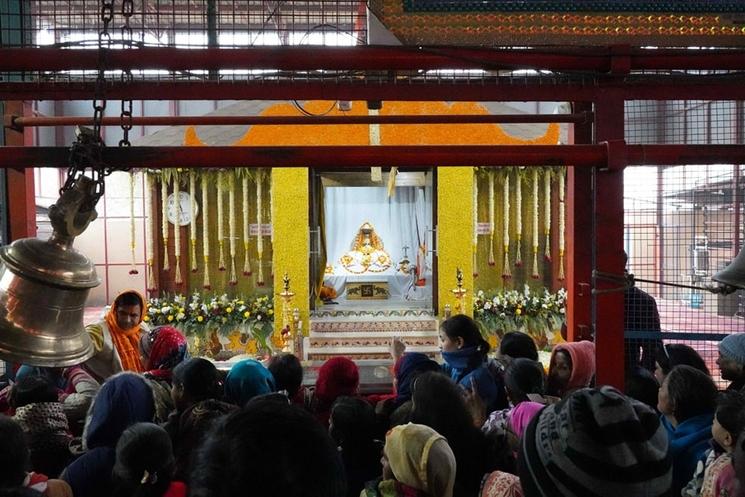 Dans le Ram Mandir, le 1er janvier 2024. Photo : Ram Mandir