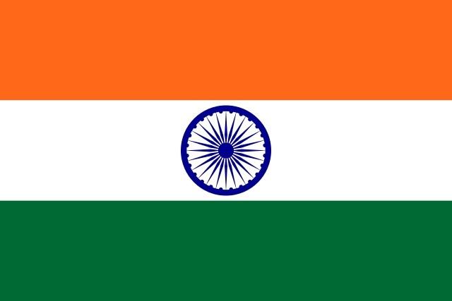 Le drapeau national indien