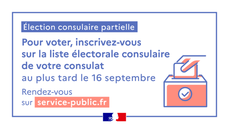 Les élections consulaires partielles se tiendront à Montréal le 22 octobre 2022.