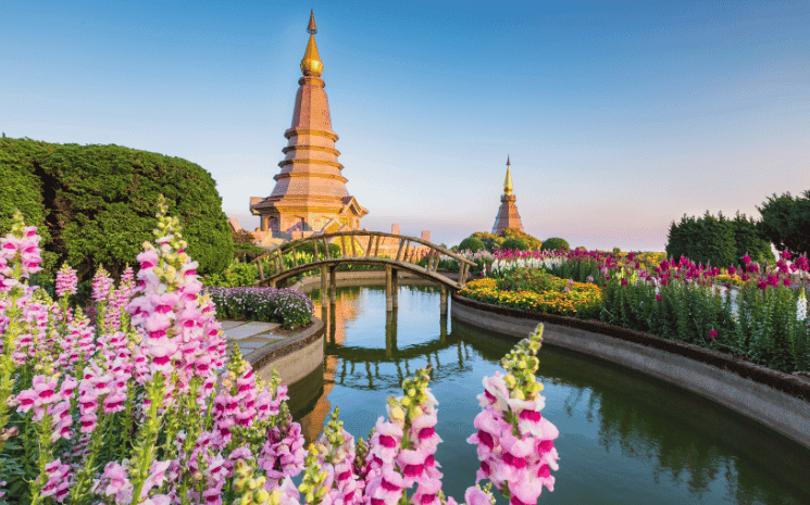 La ville de Chiang Mai, en Thaïlande.