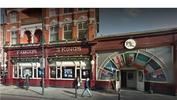 Famous Three Kings, le bar idéal pour les fans gallois qui veulent suivre le Tournoi des Six Nations à Londres