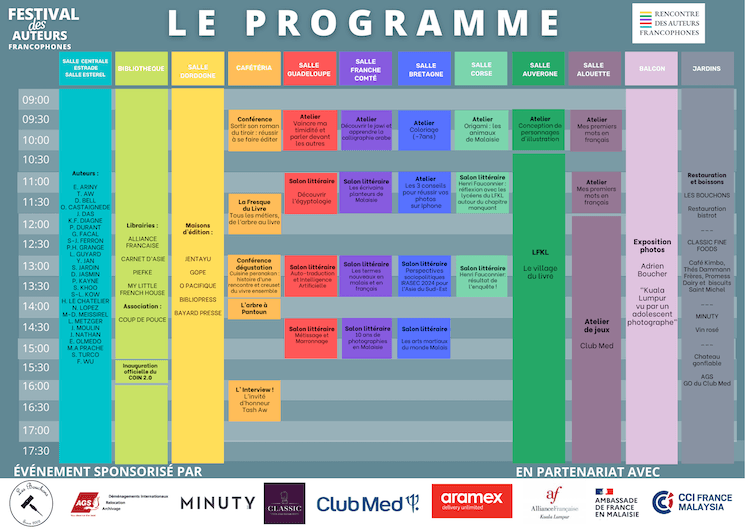 Le festival des auteurs francophones