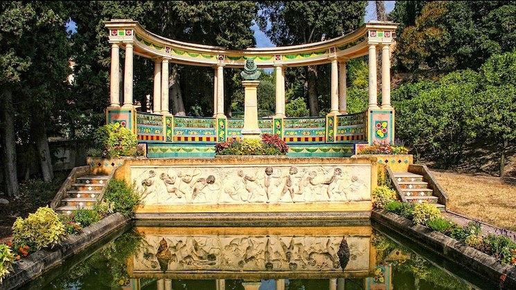 Un photo du jardin Fontana Rosa à Menton