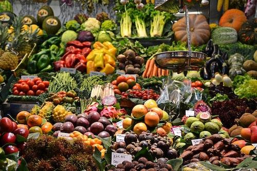 faire ses courses au marché 