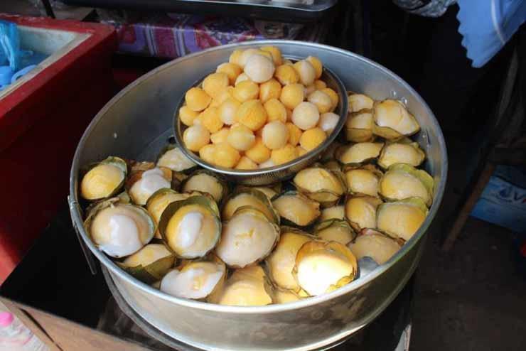 Fruit de borasse mûr (Photo : Pascal Médeville)