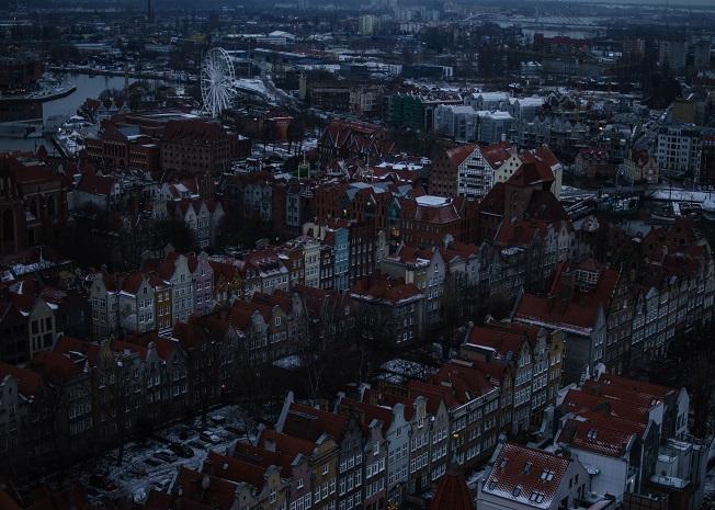 Gdansk vue du ciel