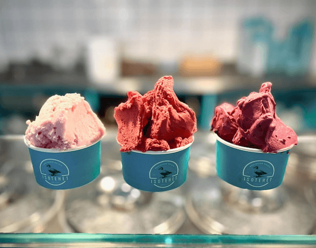 Glaces Isoteket à Copenhague au Danemark