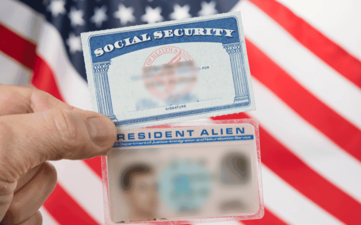 une green card aux Etats-Unis