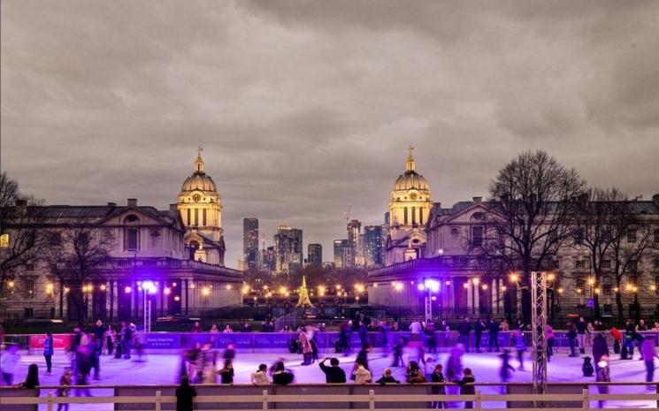 La patinoire de Greenwich