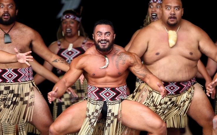 Haka effectué par des maoris