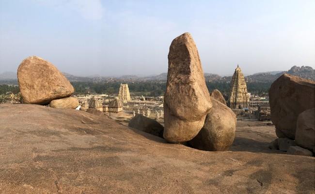 Paysage de Hampi dans le Karnataka