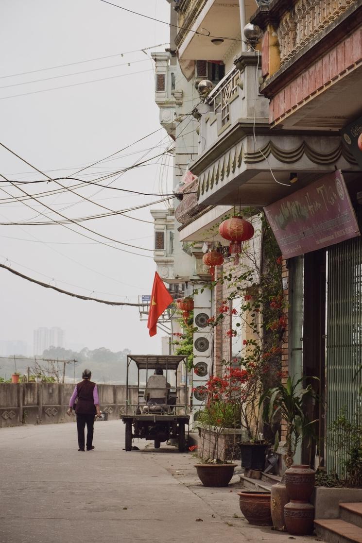 Hanoi calme dans le quartier de Bat Trang 