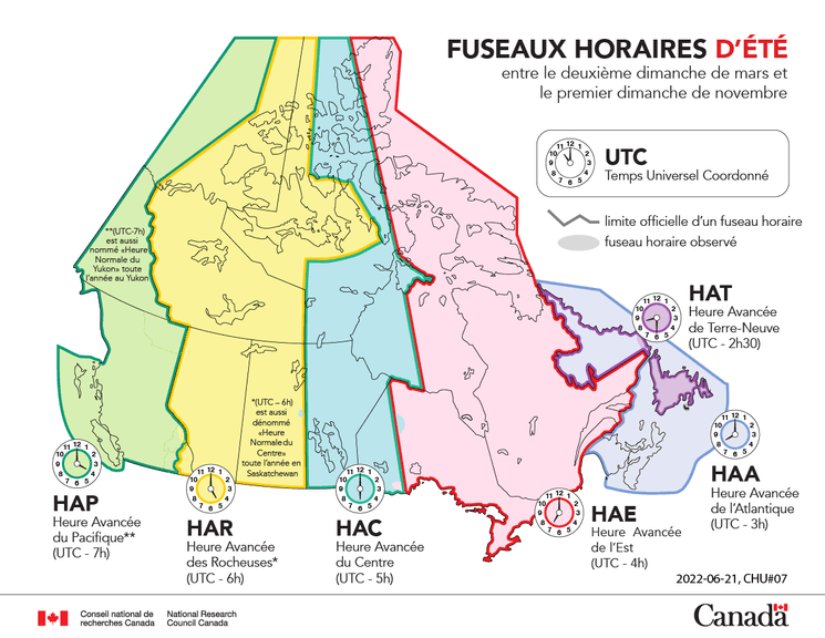 heure été canada 