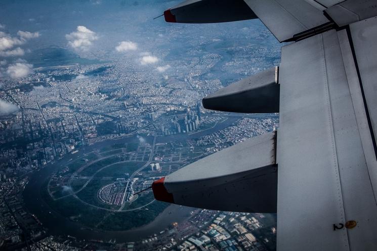 Ho chi minh vue d'avion 