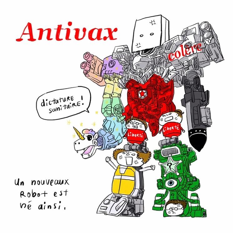 robot anti-vax instagram eiko