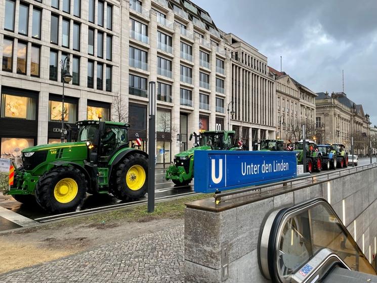 tracteurs à Berlin