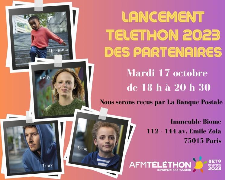 Lancement des partenaires du téléthon 2023 