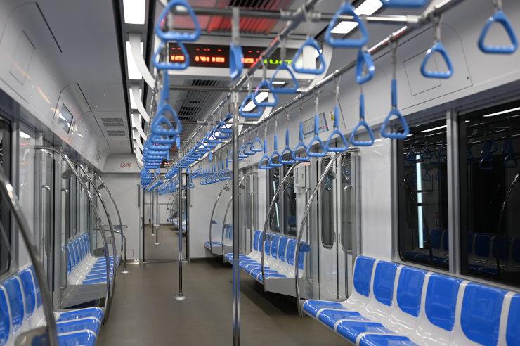 A l'interieur du metro de Saigon au Vietnam