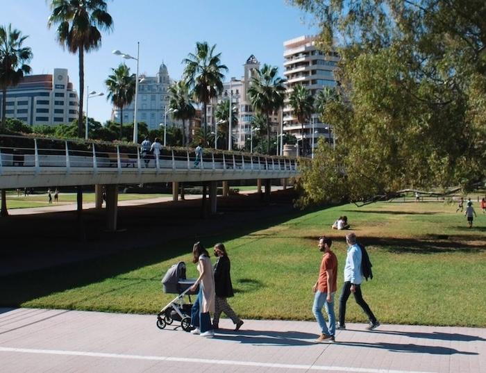 les jardins du turia à valencia 