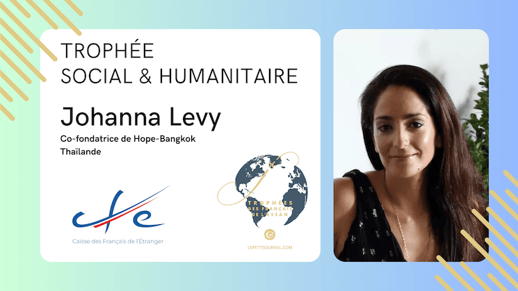 Johanna Levy, co-fondatrice de Hope-Bangkok (Thaïlande)