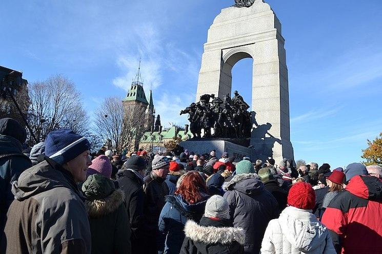 La célébration du jour du souvenir à ottawa