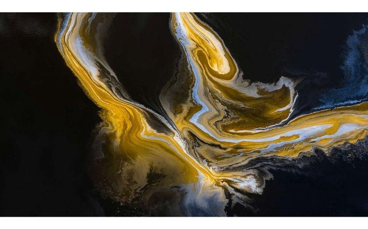 Photographie du lac Magadi au Kenya - Yann-Arthus Bertrand