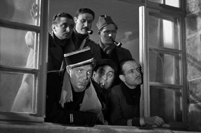 les personnages du film la grande illusion en noir et blanc