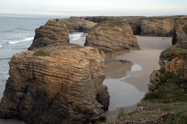 plage catedrales ribadeo galice