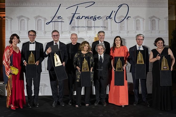 les personnes lauréats Farnèse d'Or 2024