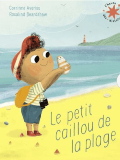 couverture du livre "le petit caillou de plage"