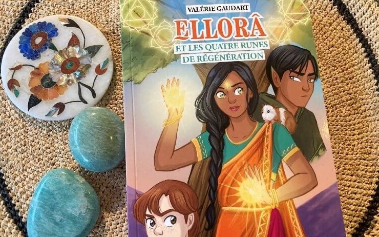 couverture du livre jeunesse Ellôra et les 4 runes de régénération