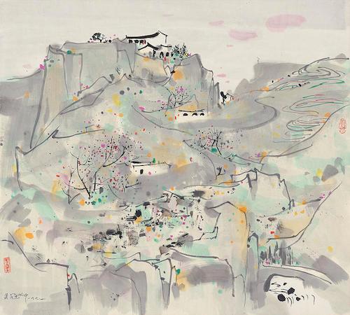 Wu Guanzhong peinture chinoise encre de chine hong kong museum