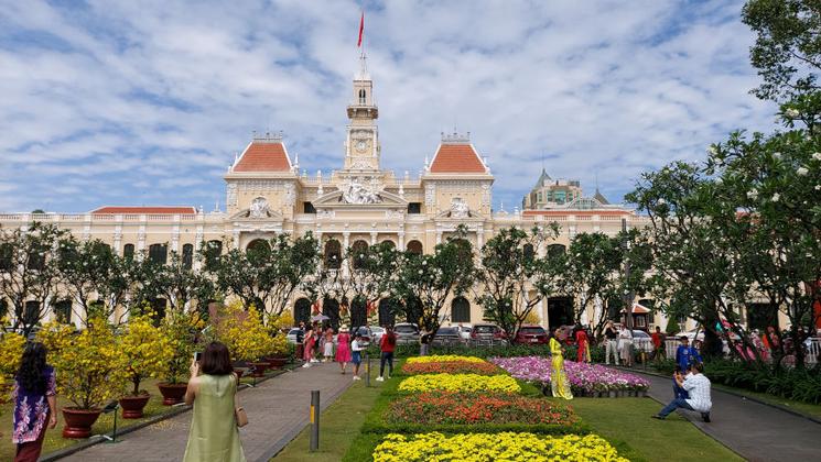 Mairie de Ho Chi Minh Ville au Vietnam