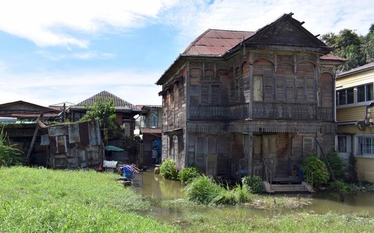 Vue de la Maison bleue a Bangkok