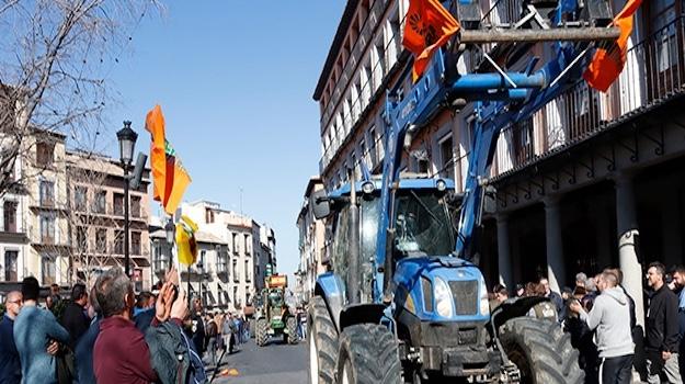 manifestations des agriculteurs espagnols