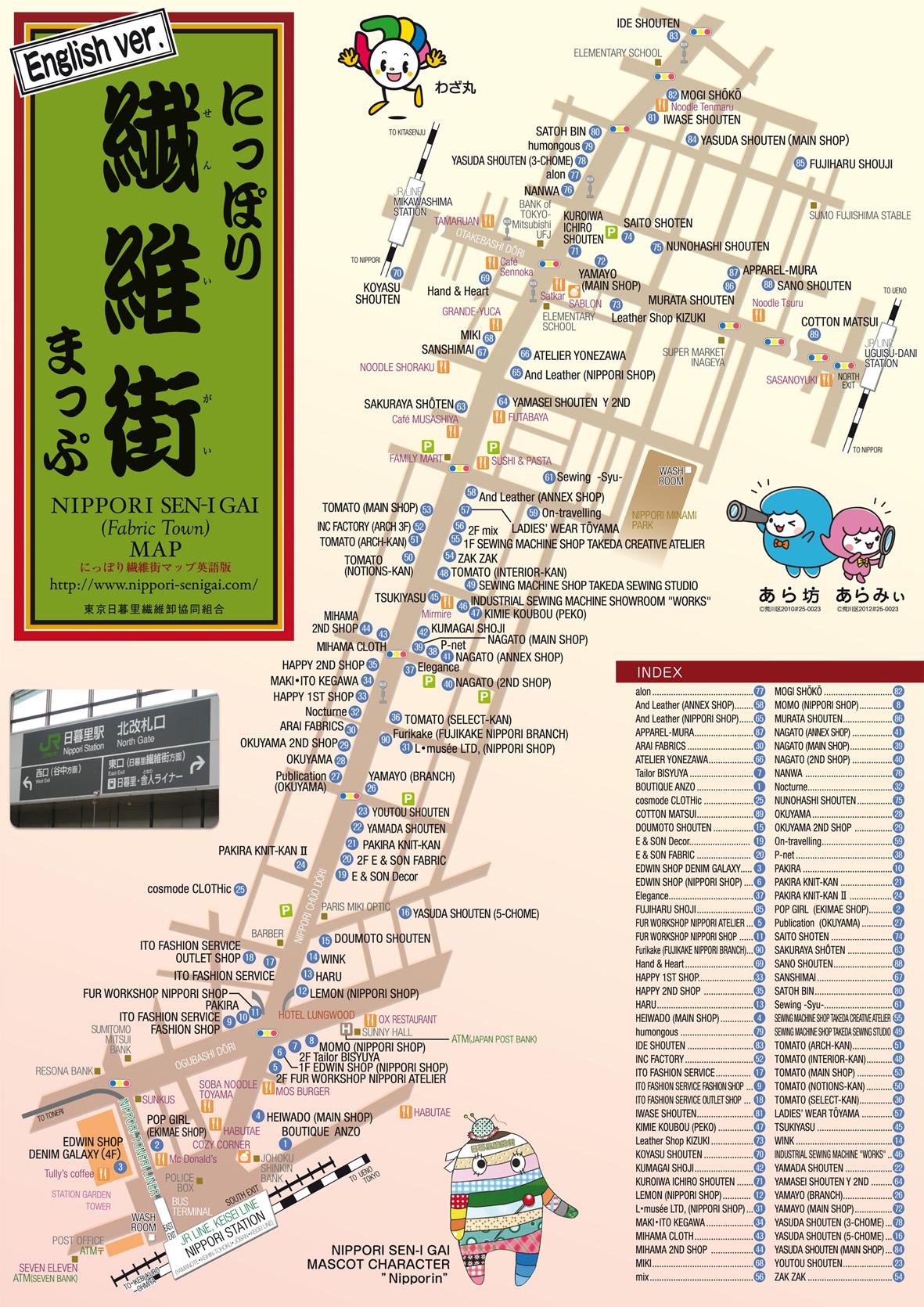 nippori tissus tokyo