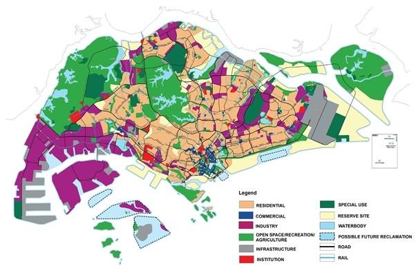 carte de singapour